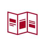 Paper guide brochure icon 