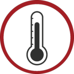 Icon of a thermometer