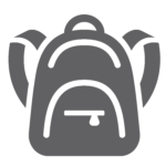 Icon of a backpack