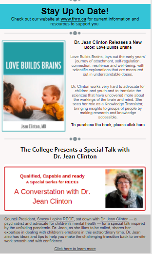 THRC Flyer with Jean Clintons New Book & The College Converstation with Dr. Jean Clinton