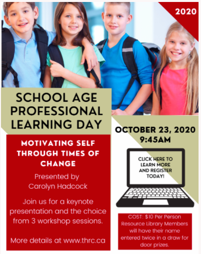 School Age Conference Event Flyer