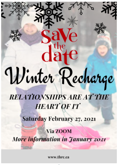 Winter Recharge Save the Date Flyer