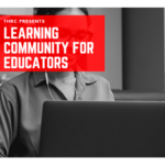 Learning Community Banner with a Woman on a Laptop