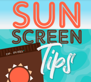 Sun Screen Tips Banner