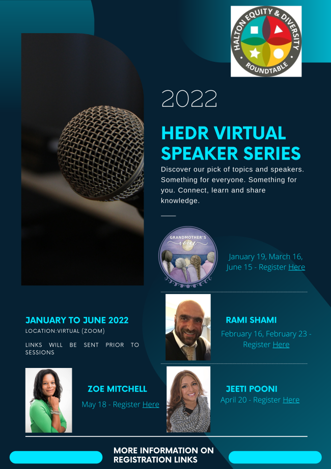 HEDR 2022 Virtual Speakers Series - Flyer and Registration