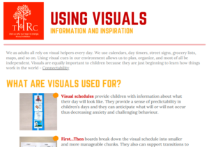 Using Visual Inspirational Sheet